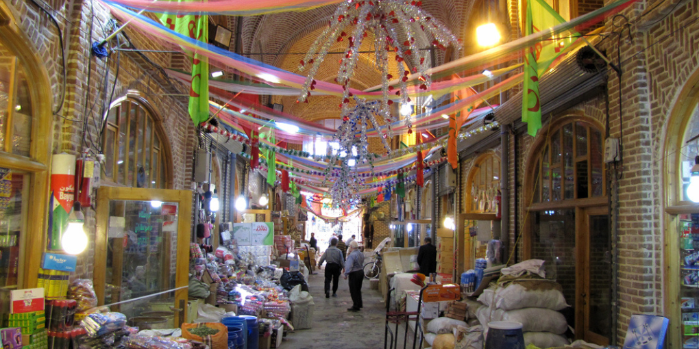 بازار بزرگ تبریز یکی از بزرگترین بازارهای سرپوشیده جهان